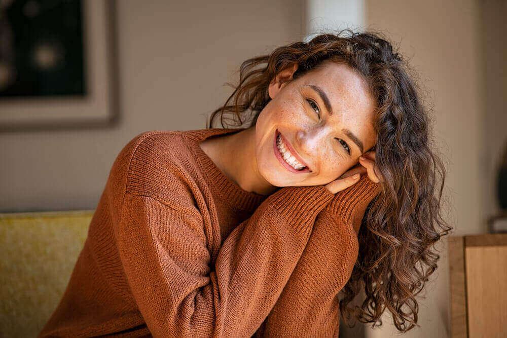 Texas woman smiling a great white smile